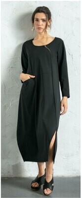 G!oze: Miss Noir Silhouette Midi Dress