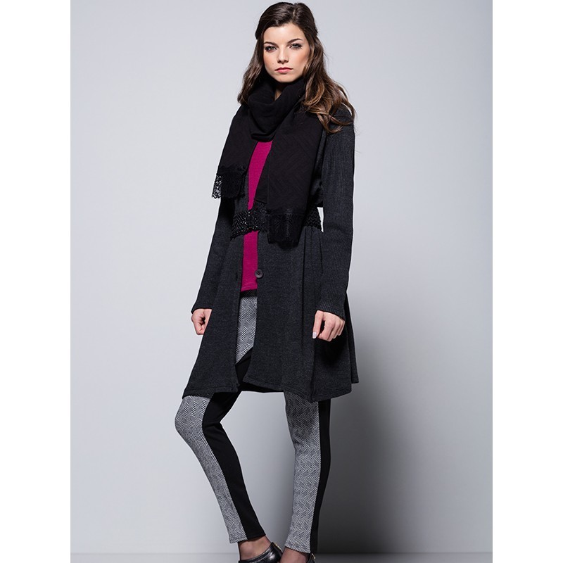 Maloka: Jacquard Cotton Contrast Leggings SOLD OUT