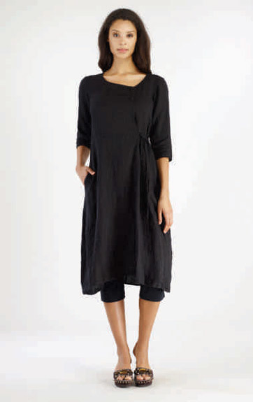 Luna Luz: Side Tie Linen Dress/ Long Tunic SOLD OUT