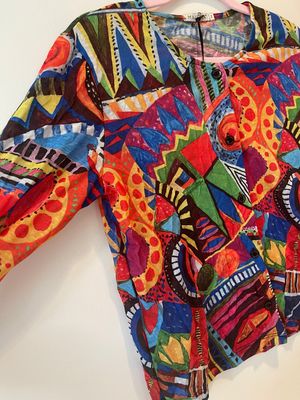 Maloka: Colors Of The Congo Art Cardigan
