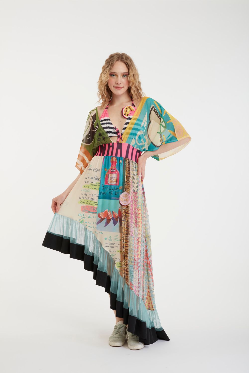 IPNG: Summer Maths Shake Kimono Dress
