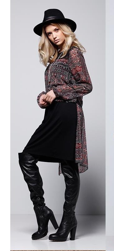 Maloka: Merlot &amp; Cabernet Blend Asymmetrical Midi Dress SOLD OUT