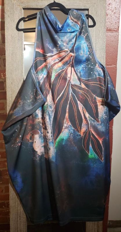 Kaziuki: Midnight Flower W Dress In Sunset