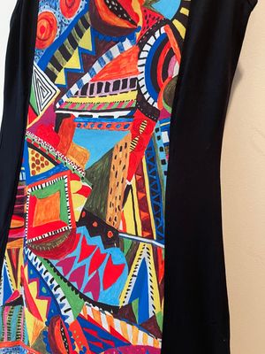 Maloka: Colors Of The Congo Contrast Dress
