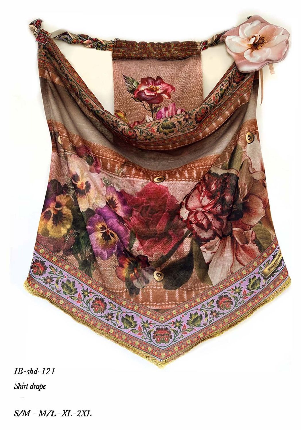 IPNG: I Bloom Shirt Drape