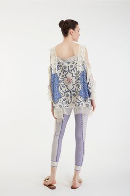 IPNG: Delicate Me Rosette Shawl Blouse/Tunic