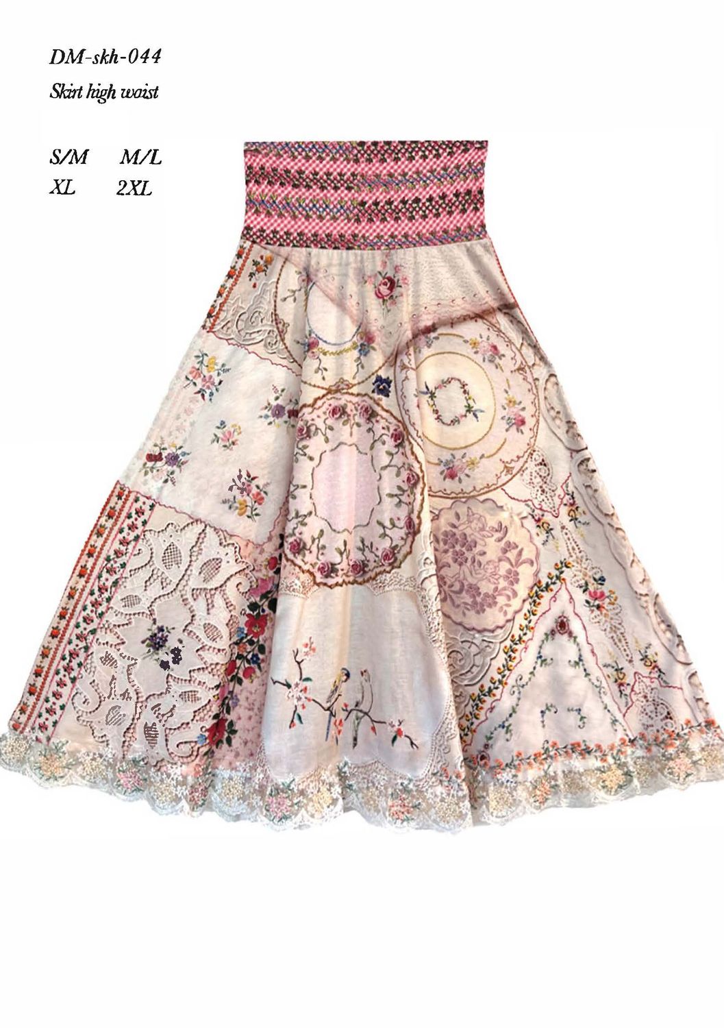 IPNG: Delicate Me Rosette High Waist Skirt