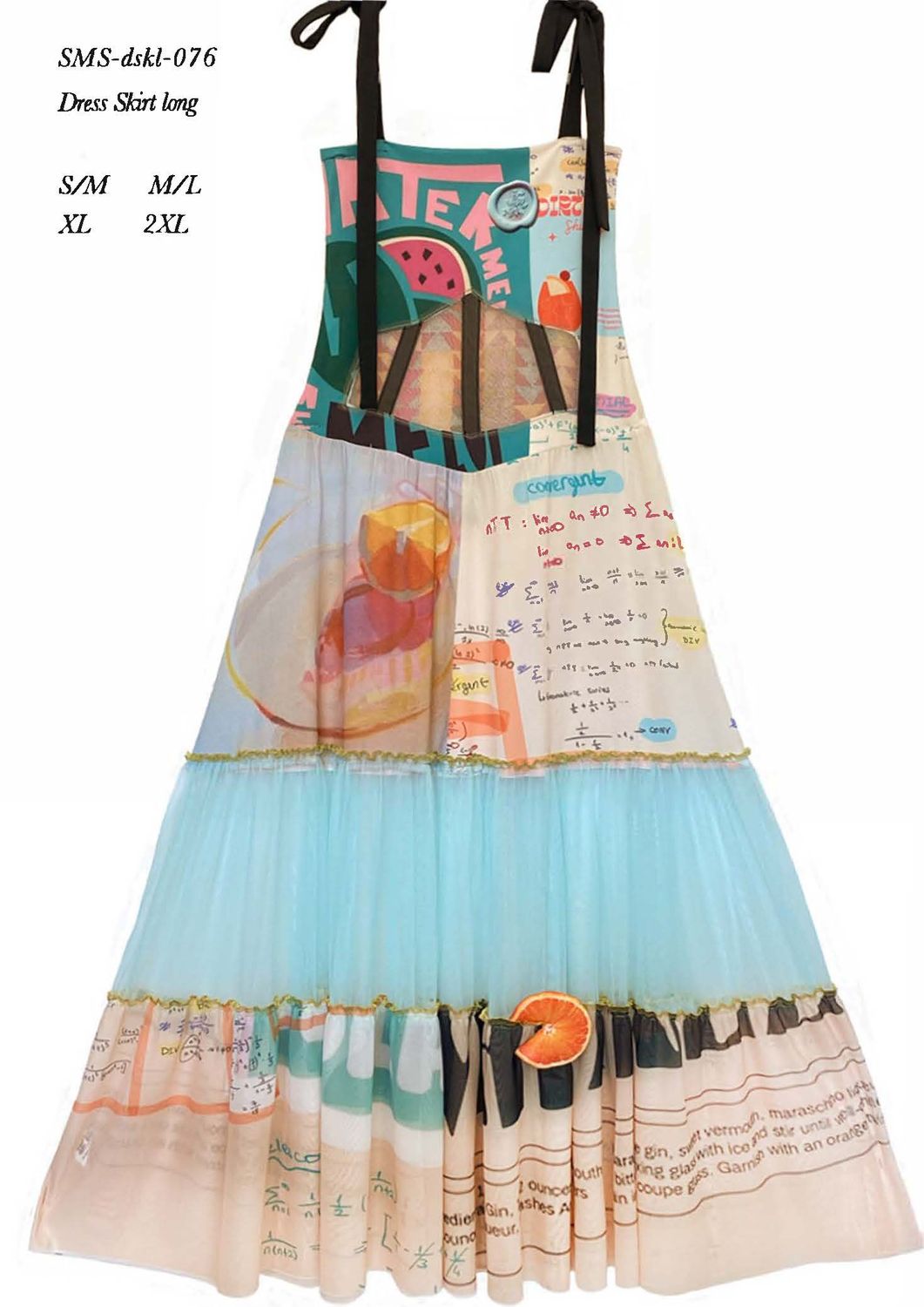 IPNG: Summer Maths Shake Dress To Skirt Convertible