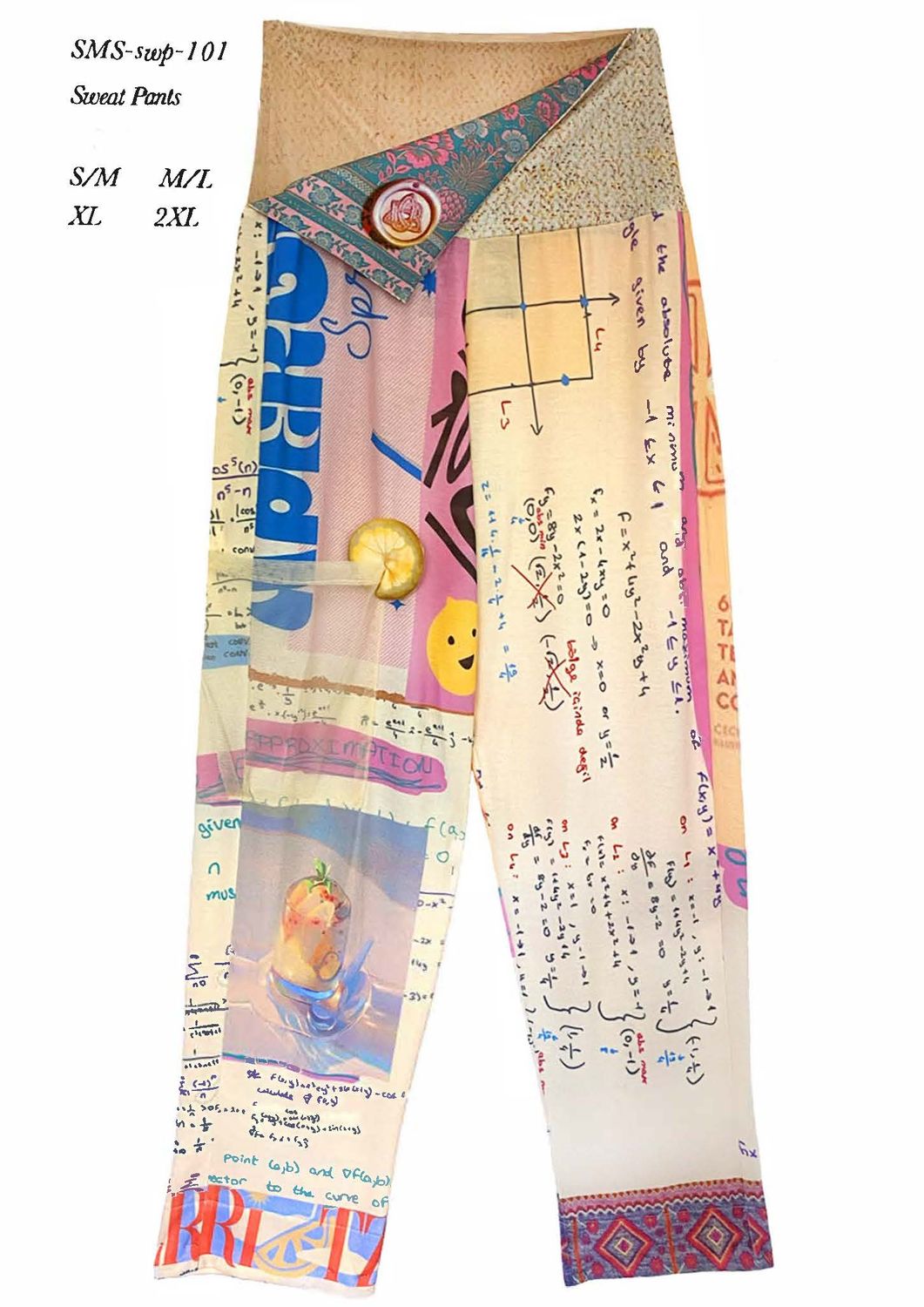 IPNG: Summer Maths Shake Tequila Cropped Pants