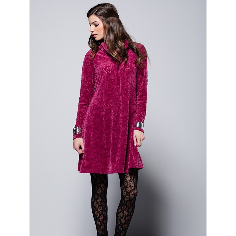 Maloka: Devour Me in Rosette Velvet Tunic/Dress SOLD OUT