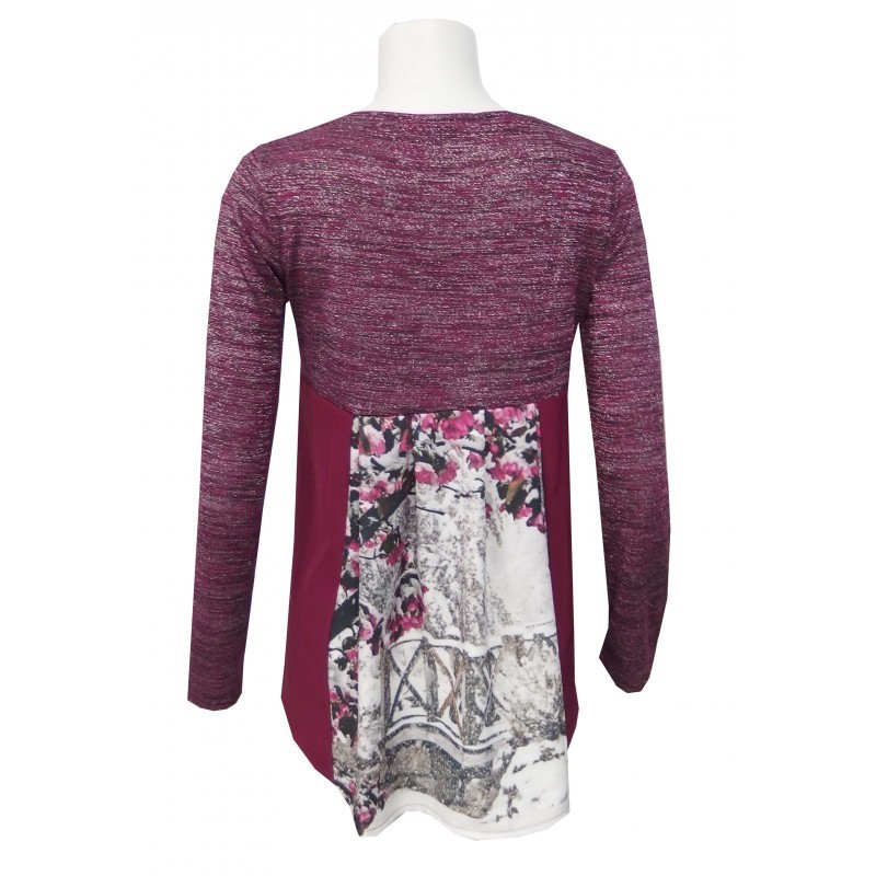 Maloka: La Boheme Rose Garden Asymmetrical Tunic SOLD OUT