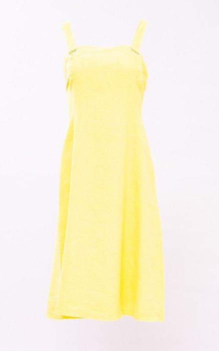 Maloka: Limoncello Flared Linen Sundress