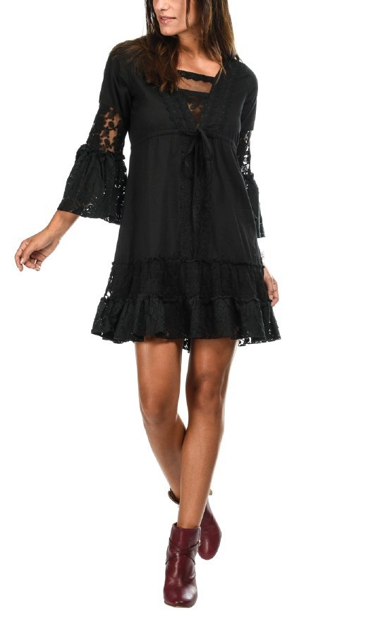 Savage Culture: Luscious Montse in Embroidery &amp; Ruffles Dress (More Colors!)