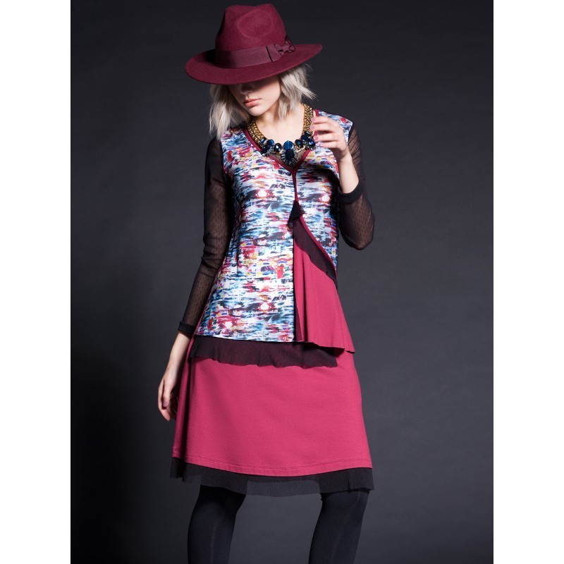 Maloka: Decolletage Diamond Cut Shift Dress SOLD OUT