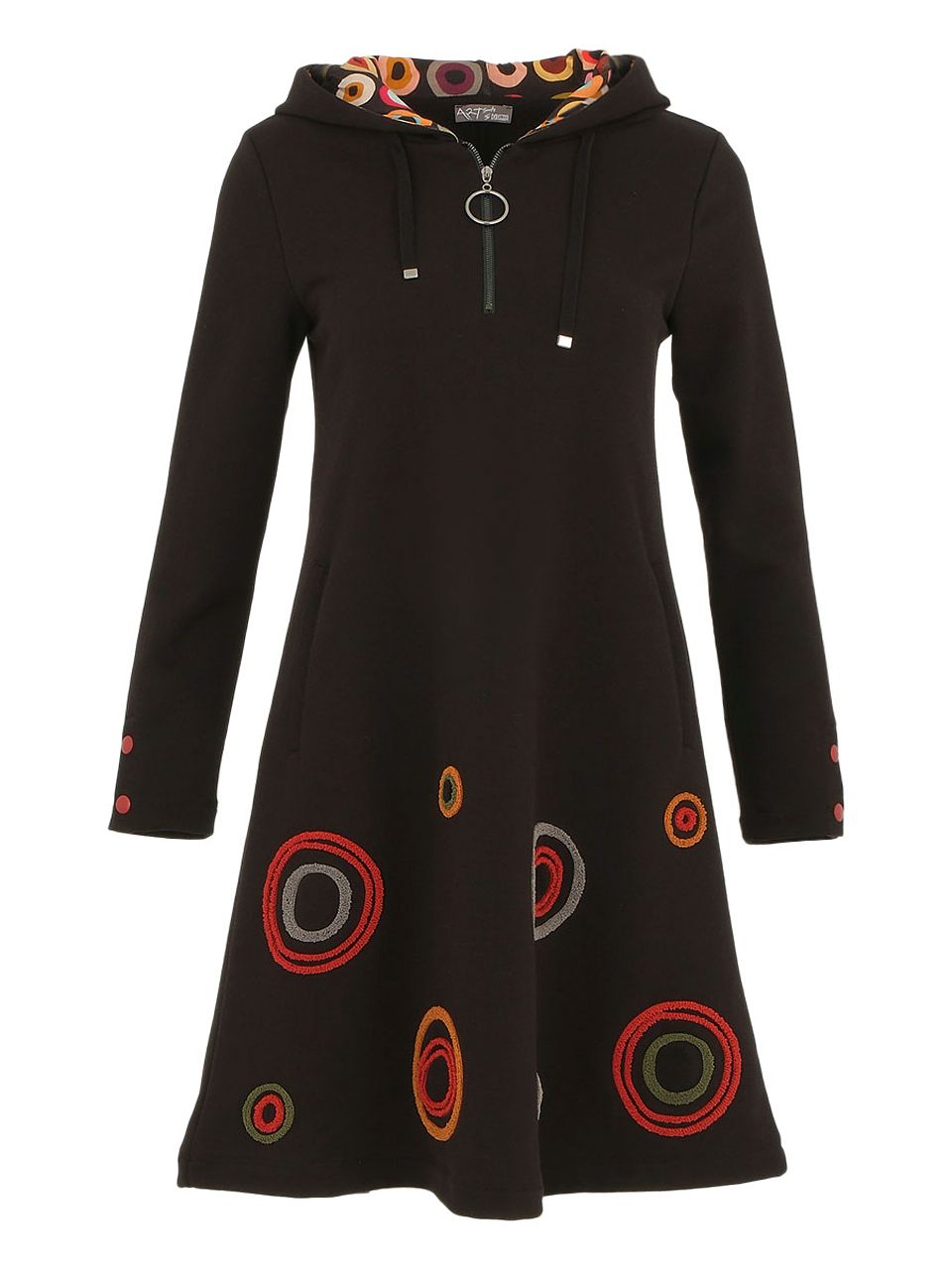 Dolcezza By Wild Curves: Moving Pilot Hoodie Dress (74687)