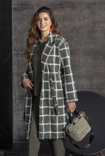 Maloka: Highland Tartan Trench Coat