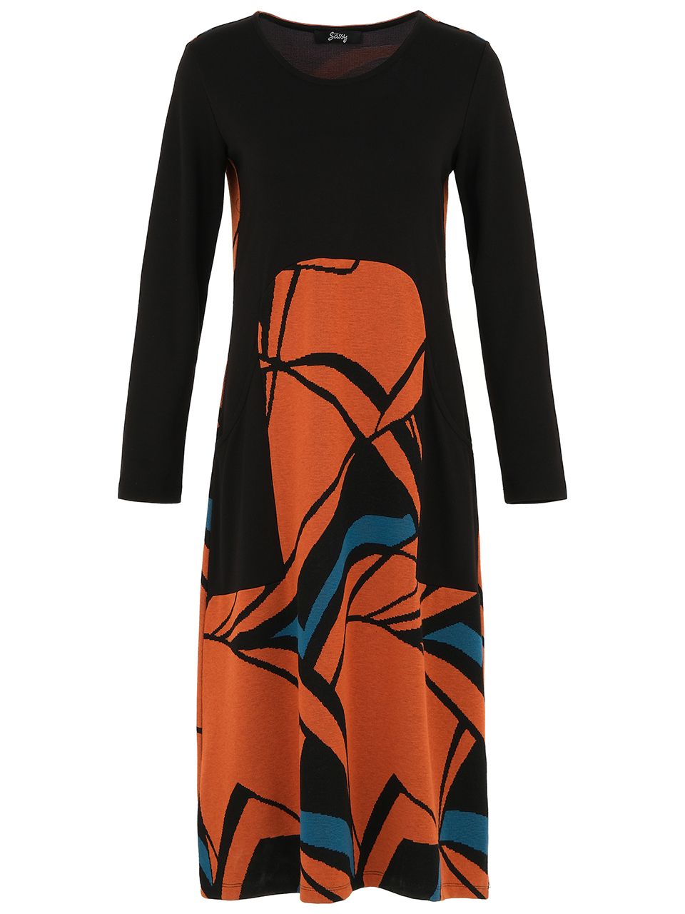 EverSassy By Dolcezza: Pumpkin Spice Sweater Dress