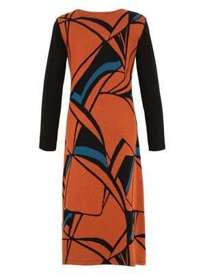 EverSassy By Dolcezza: Pumpkin Spice Sweater Dress