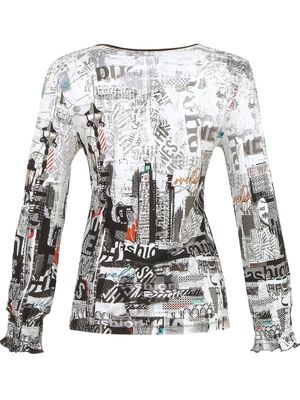 Dolcezza By Wild Curves: Lady In Paris Almost Monochrome Top