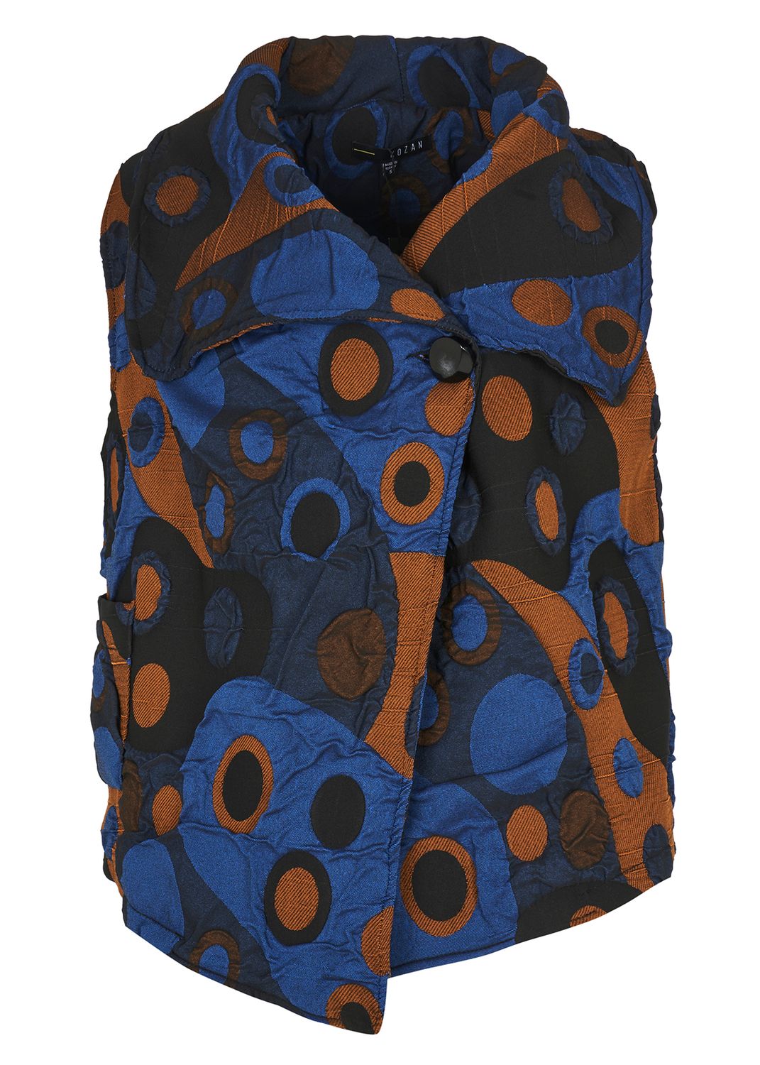 Kozan By Wild Curves: Asymmetrical Angela Vest, Copper