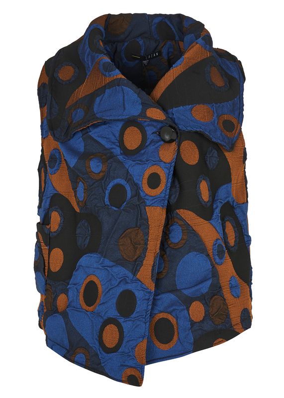 Kozan By Wild Curves: Asymmetrical Angela Vest, Copper