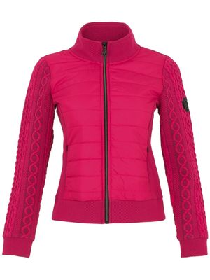 Dolcezza By Wild Curves: Woven Jacket With Puffer Front (74818) Dolcezza By Wild Curves: Woven Jacket With Puffer Front (74818)
