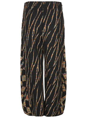 Kozan By Wild Curves: Dione Kaleidoscope Jade Pant (SW-3911)