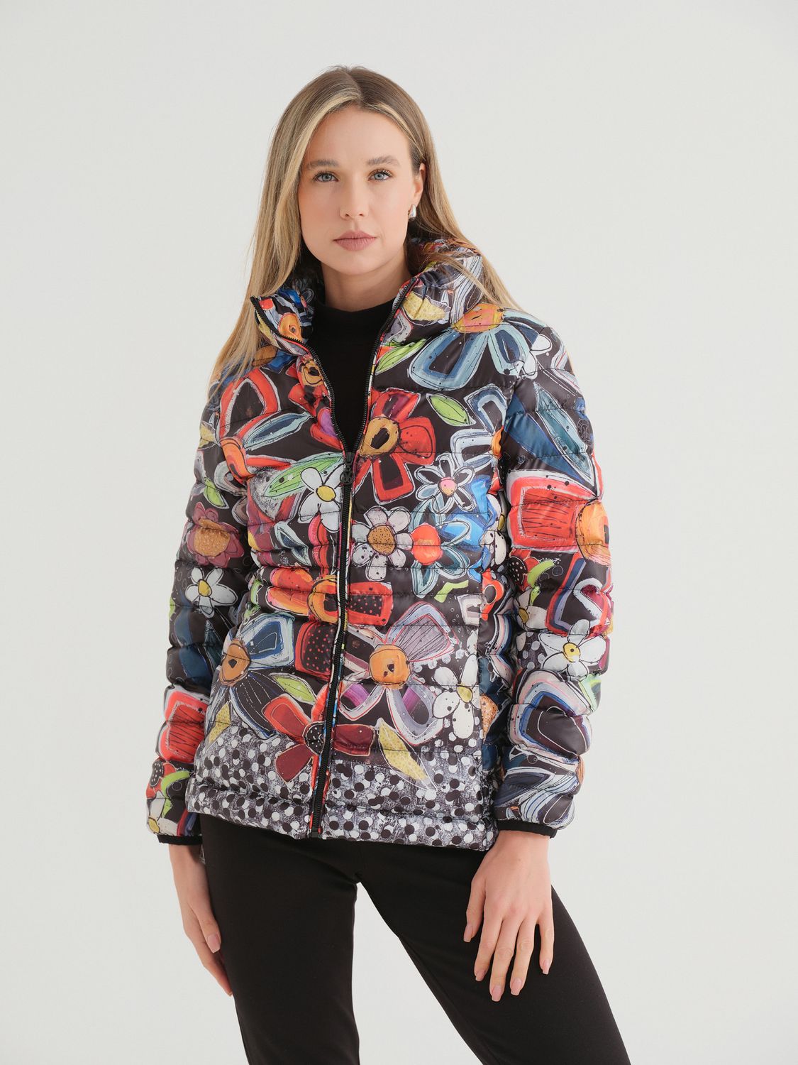 Dolcezza By Wild Curves: 'Pour Toi Minnie De Mickey' Puff Jacket