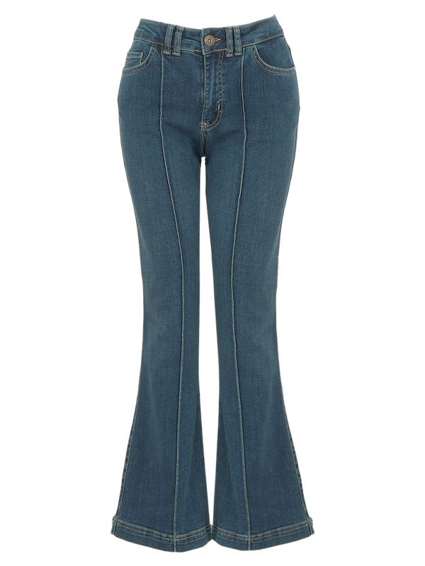 Dolcezza By Wild Curves: Fancy Flared Jeans (74404)