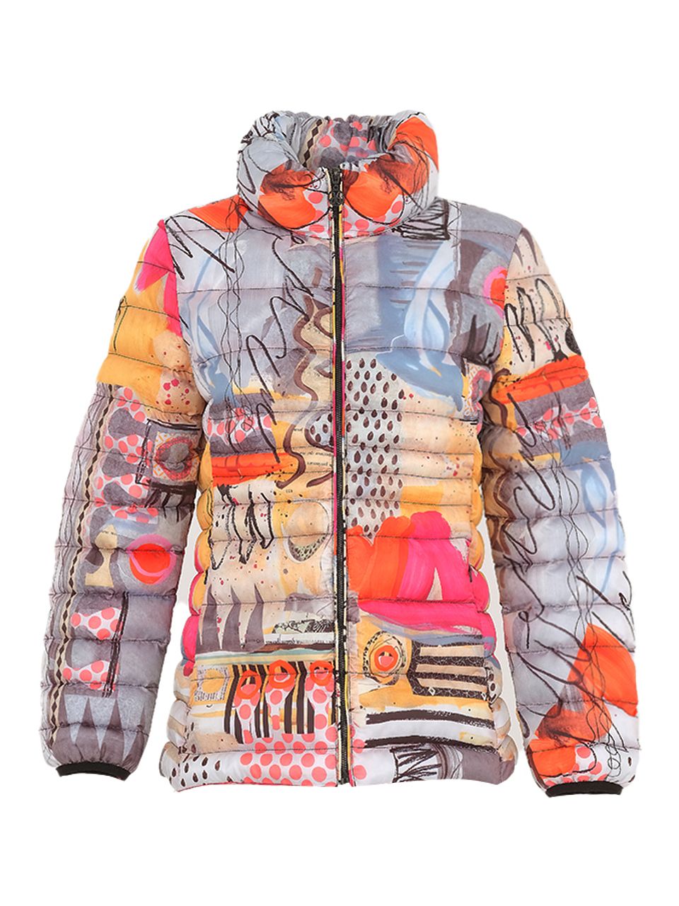 Dolcezza By Wild Curves: Puffy Art Jacket 'Totem' (74840)