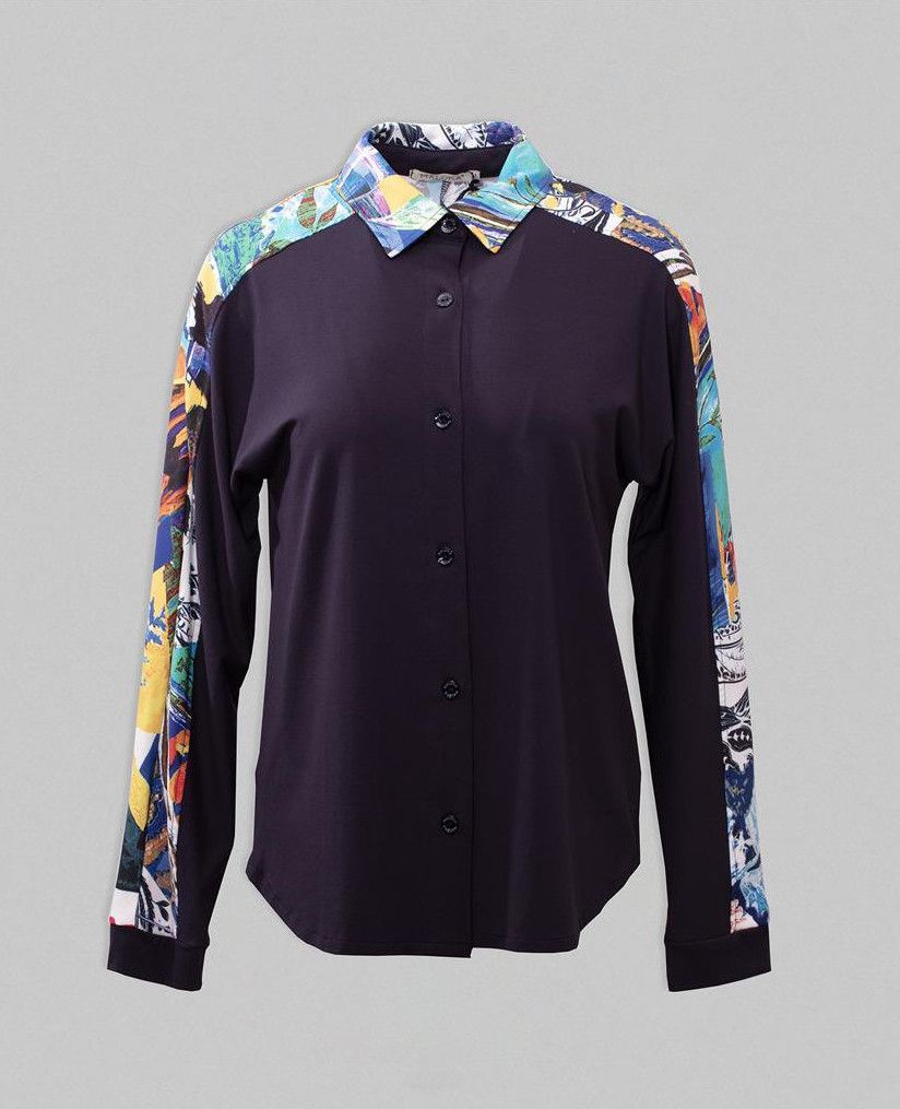 Maloka: Starry Night And Day Contrast Blouse