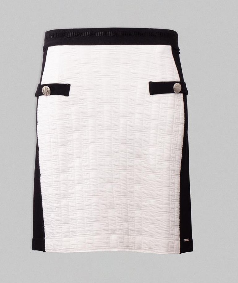 Maloka: Quilted Contrast Skirt