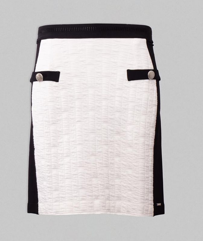 Maloka: Quilted Contrast Skirt