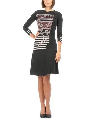 S'Quise Paris: Crinkled Hem & Cuffed Midi Sweater Dress (1 Left!)