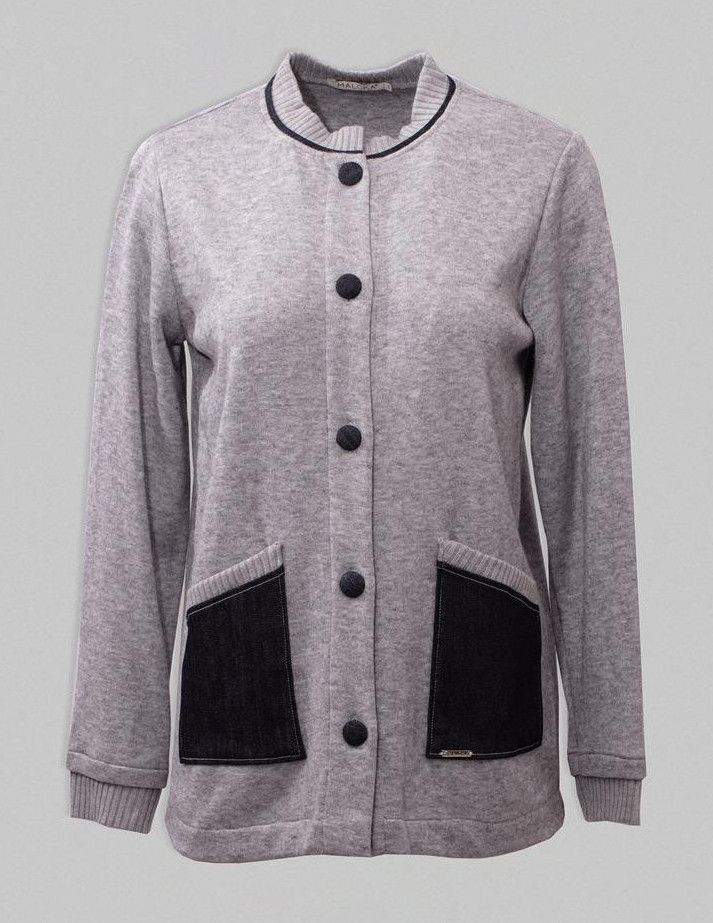 Maloka: Denim Patchwork Cardigan