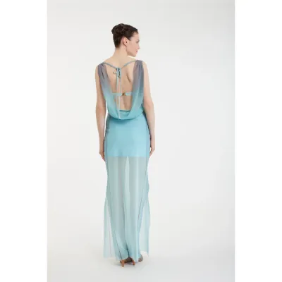 IPNG: Fuzzy Reflections Dress Tulle Maxi