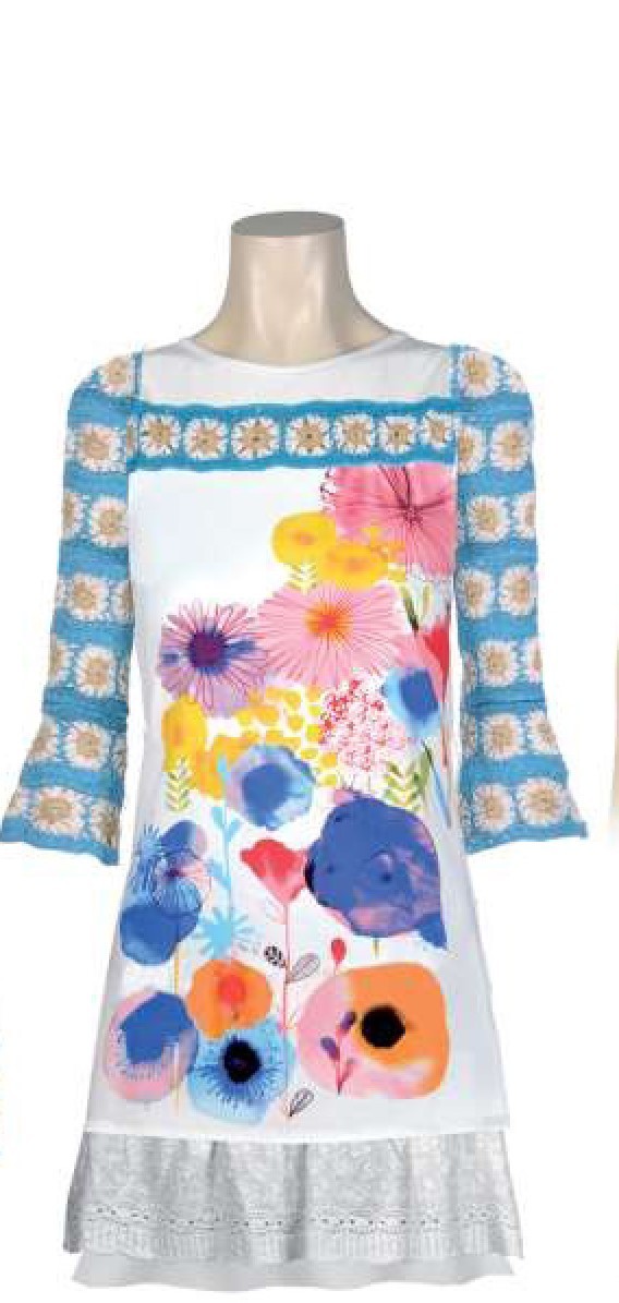 Savage Culture: Colors Of The Cherry Blossom Arabesque Dress Isabel SOLD OUT