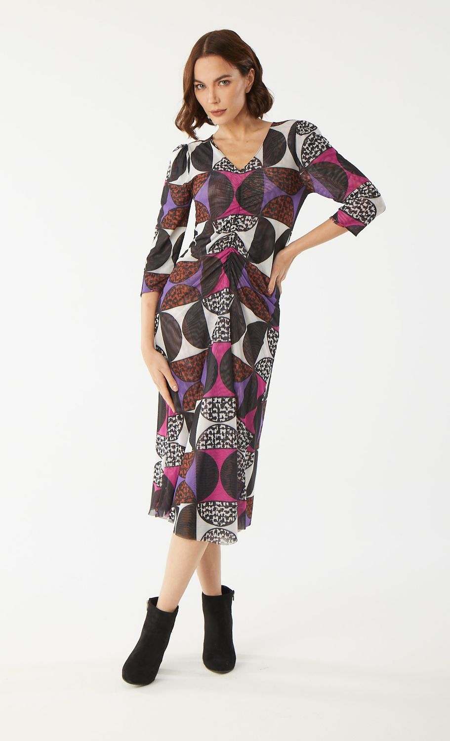 Isle Apparel By Wild Curves: Eclectic Ziva Reversible Dress
