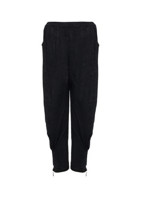 Kozan By Wild Curves: Vogue Tapered Pants In Nyx (VG-3751)
