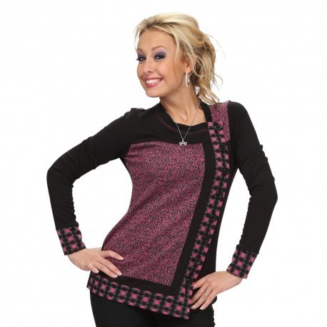 S&#39;Quise Paris: Rose Sprinkles Color Block Tunic (Almost Gone!)