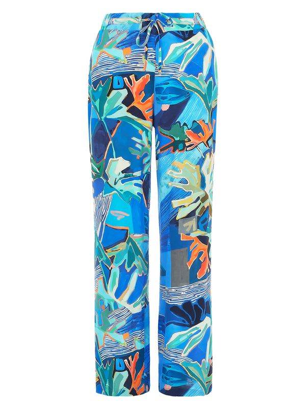 Dolcezza By Wild Curves: Palmetto Series Trousers With Ties (25684)