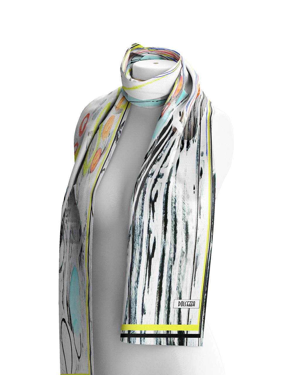 Dolcezza By Wild Curves: Ca Se Celebre Art Scarf (25901)