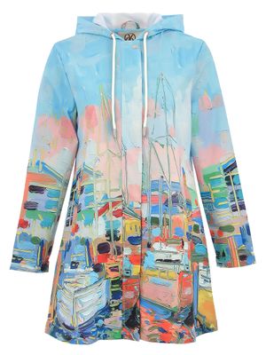 Dolcezza By Wild Curves: Kings Pier Marina Art Raincoat