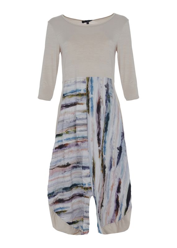 Kozan By Wild Curves: Jessica Dress In Marble (IL-1913)