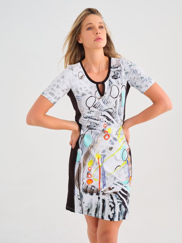 Dolcezza By Wild Curves: Ca Se Celebre Contrast Dress (25607)