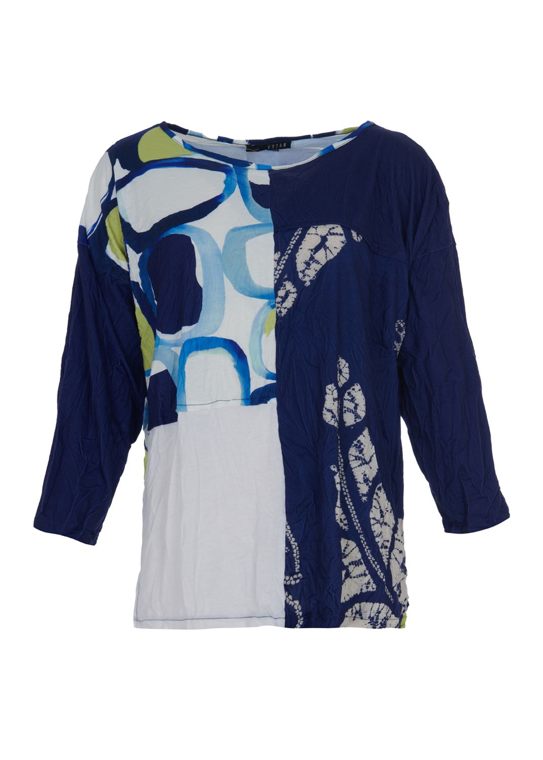 Kozan by Wild Curves: Hanson Tunic In Navy (CV-4777)
