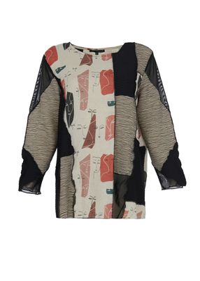 Kozan by Wild Curves: Aziz Patchwork Top Faces (RC-4651)
