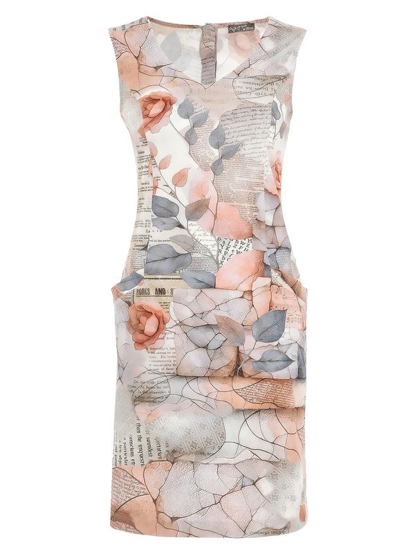 Dolcezza By Wild Curves: Quiet Rose Pocket Dress (25745)