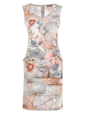 Dolcezza By Wild Curves: Quiet Rose Pocket Dress (25745)