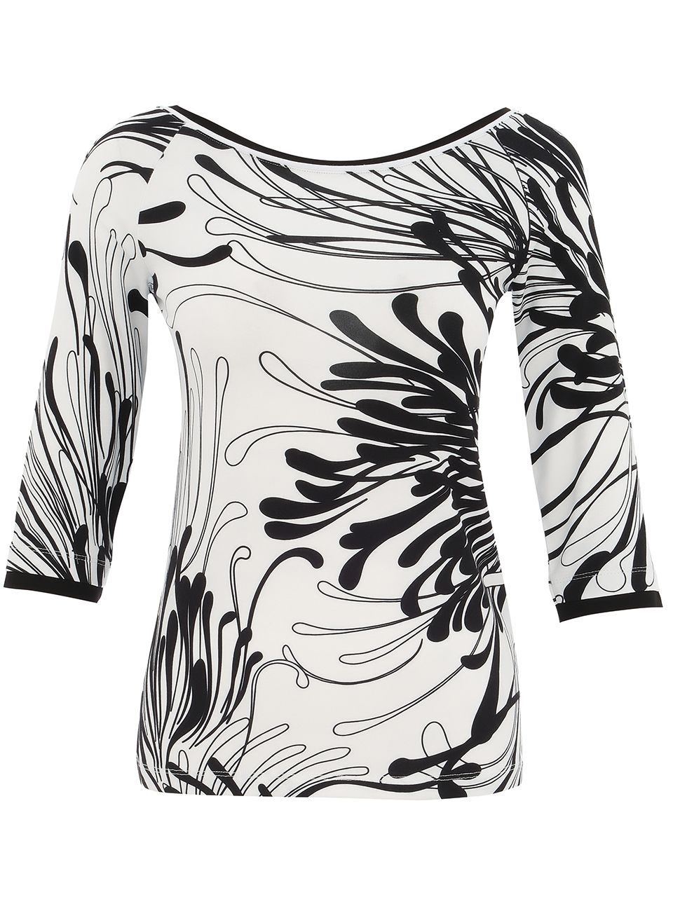 Dolcezza By Wild Curves: Time For A Martini Boat Neck Top (25121)